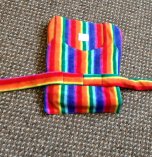 Fidget Fix Trolley Seat Support  - Rainbow Stripe